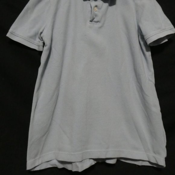OLD NAVY, medium (8) regular, light blue polo, *juice stains SEE PIC, EUC - Picture 6 of 11